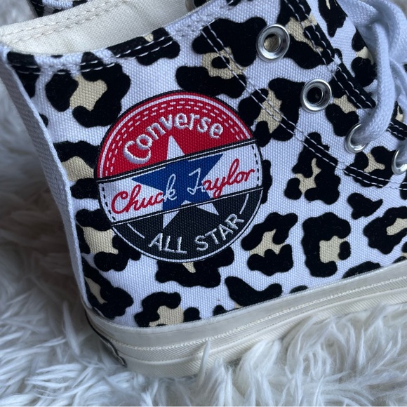 New Converse Chuck 70 Leopard High Top Shoes 7.5 - Picture 8 of 11
